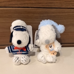 2 Styles 10cm Snoopy Cartoon Anime Plush Toy Pendant