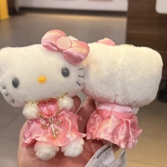 10cm Sanrio Hello Kitty Cartoon Anime Plush Toy Pendant