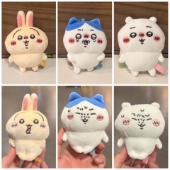 6 Styles 10cm Chiikawa Cartoon Anime Plush Toy Pendant