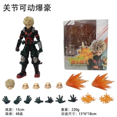 关节可动爆豪 盒装 15cm