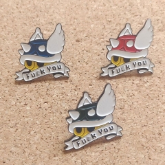 3 Styles Super Mario Bro Cartoon Pin Anime Alloy Brooch