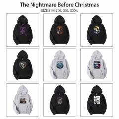9 Styles The Nightmare Before Christmas Cartoon Anime Hooded Hoodie