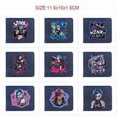 10 Styles League of Legends Cartoon Purse Anime Short Wallet
