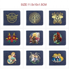 10 Styles The Legend Of Zelda Cartoon Purse Anime Short Wallet