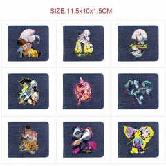 10 Styles Cyberpunk 2077 Cartoon Purse Anime Short Wallet