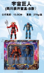 2PCS/SET 13.5CM He-Man & T.M.O.T.U. Cartoon Anime PVC Figure