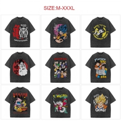 10 Styles Dragon Ball Z Cartoon Anime Short Sleeve T-shirt