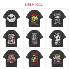10 Styles The Nightmare Before Christmas Cartoon Anime Short Sleeve T-shirt