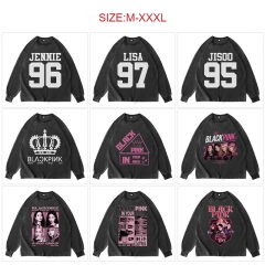 10 Styles K-POP BLACKPINK Cartoon Anime Sweatshirt