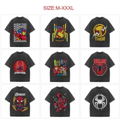 10 Styles Marvel Comics Cartoon Anime Short Sleeve T-shirt