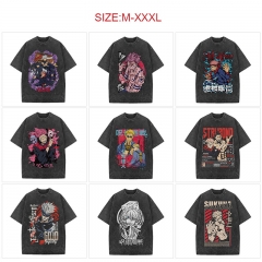 10 Styles Jujutsu Kaisen Cartoon Anime Short Sleeve T-shirt