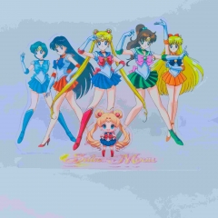 Pretty Soldier Sailor Moon Cartoon Pattern Anime Acrylic Standing Plate