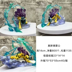 14cm Pokemon Three sacred Raikou Cartoon Anime PVC Figure