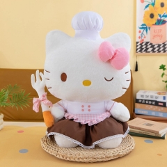 甜品烘焙HelloKitty玩偶可爱厨师KT猫咪毛绒玩具