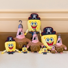 16cm-50cm 2 Styles SpongeBob SquarePants Patrick Star Cartoon Anime Plush Doll Toy