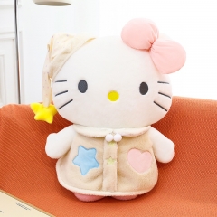 新款helloKitty晚安睡衣KT猫毛绒玩具玩偶