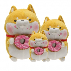 3 Sizes Cute Dog Cartoon Anime Plush Toy Doll