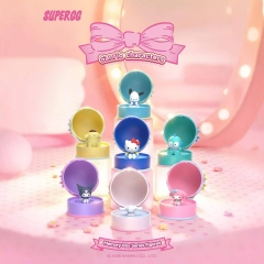 (Officially Licensed )6PCS/SET Sanrio Cartoon Surprise Blind Box Anime PVC Figure
