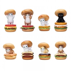 (Officially Licensed )8PCS/SET Mofusand Cartoon Surprise Blind Box Anime PVC Figure