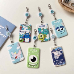 6 Styles Monsters University Cartoon Anime Card Holder Bag With Lanyard