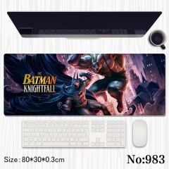 80*30*0.3cm Batman Cartoon Anime Mouse Pad
