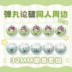 32mm 2 Styles Danganronpa: Trigger Happy Havoc Cartoon Pin Anime Tinplate Brooch