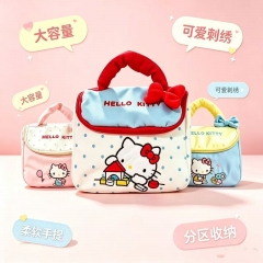 3 Styles Sanrio Hello Kitty Cartoon Anime Cosmetic Bag