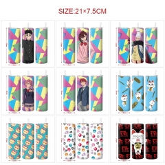 10 Styles DANDADAN Cartoon Pattern 304 Stainless Steel Anime Thermos Cup/Vacuum Cup