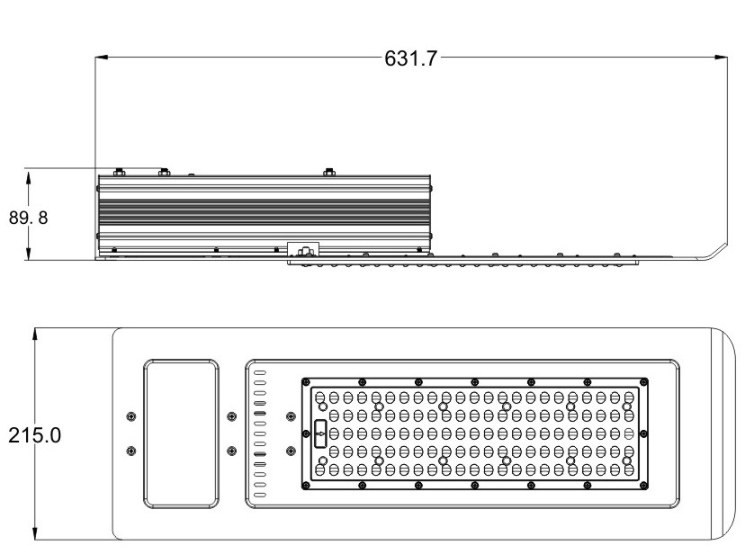 120w-slim-led-street-light-size