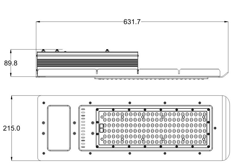 150w-slim-led-street-light-size