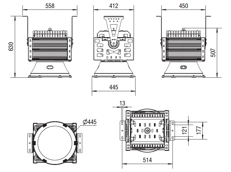 1000w-led-flood-light-size