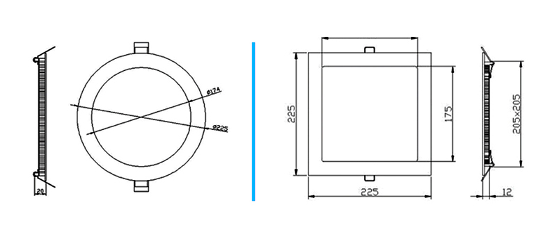 square-recessed-led-panel-light-size