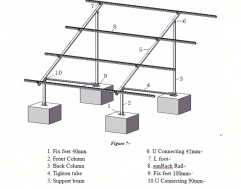 Solar Mounting System Steel Structure /Steel Brackets