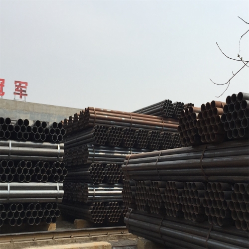 ERW Welded Steel Tube Black Carbon Round Pipe