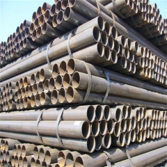 building material/hollow tube/metal/ERW Q345 Q235B ERW black round steel welded pipe dn200