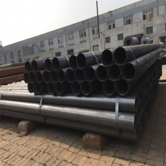 Carbon astm a36 astm a135 en10217 erw 32mm black iron 60mm diameter mild steel pipe price