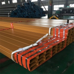 ERW Pipe 28mm Slotted Steel Material Square Tube