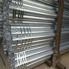 Hot DIP Zinc Galvanized Carbon Construct ERW Steel Pipe/Tube in Stock