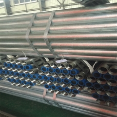 Grade a B BS1387: 1985 ERW Hot DIP Galvanized Steel Pipe