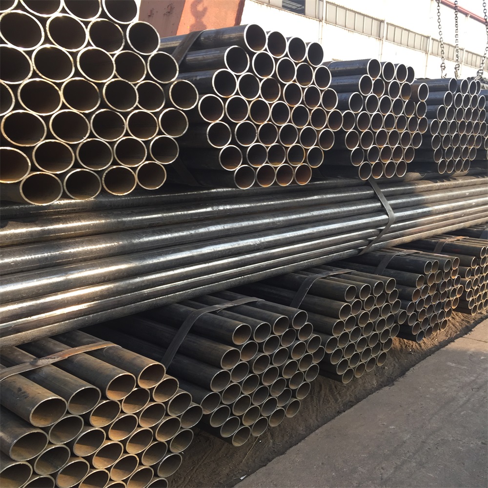 ASTM A53 BS 1387 3 Inch to 26 Inch Black ERW Steel Pipe
