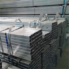 Africa market Factory direct sale PRE GALVANISED STEEL GP HOLLOW SECTION GI PIPE SQUARE