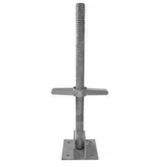 Scaffold Adjustable Solid/Hollow 600mm Jack Base Hr-002