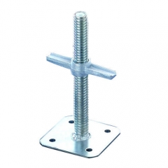 galvanized solid scaffolding screw jack base