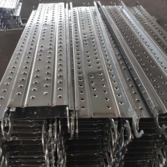 galvanized & painted scaffolding and prop perforated steel catwalk plank with hook