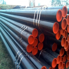 Algeria market 6 Meter Length ASTM A106 Gr B Sch40 Black Seamless Steel Pipe