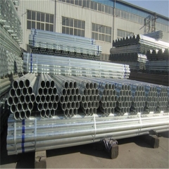 Grade a B BS1387: 1985 ERW Hot DIP Galvanized Steel Pipe