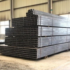 ERW Black Square Rectangular Steel Tube / Pipe