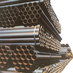 Tianjin Shengteng Brand Black Round Metal Carbon ERW Steel Pipe Price