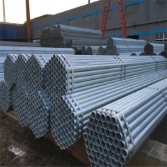 China Shengteng Brand Metal Material BS 1387 Hot DIP Galvanized ERW Water Steel Pipe