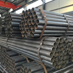 High Quality Black Round Metal Carbon ERW Steel Pipe